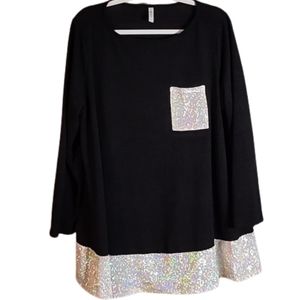 ‼️PRICE REDUCED ‼️Emerald brand sparkle shimmer sweater